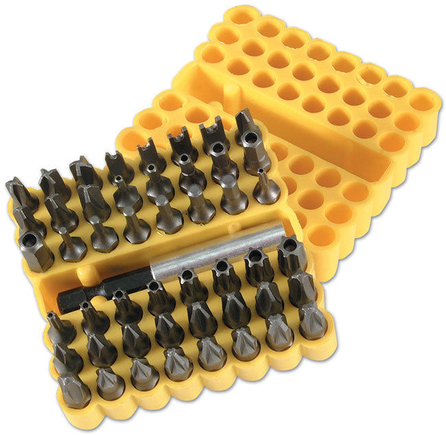 LASER 2552 49Pcs Screwdriver Mixed Bit Set Star Hex Phillips Magnetic Holder