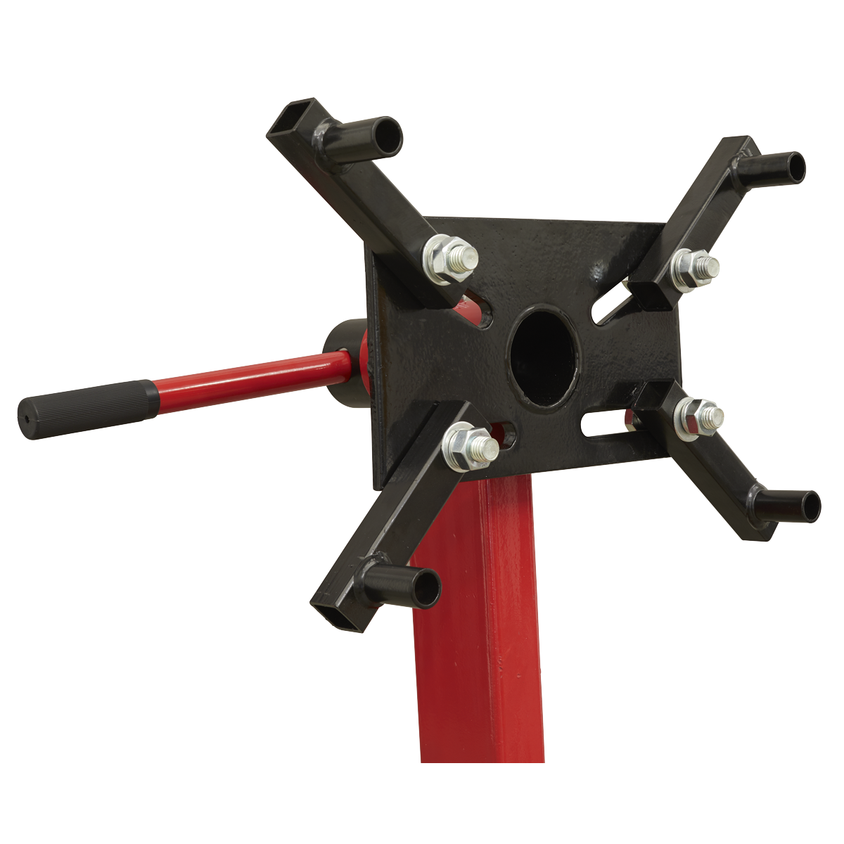 Sealey Engine Stand With Fully Adjustable Mounting Arms 350kg Red ES350