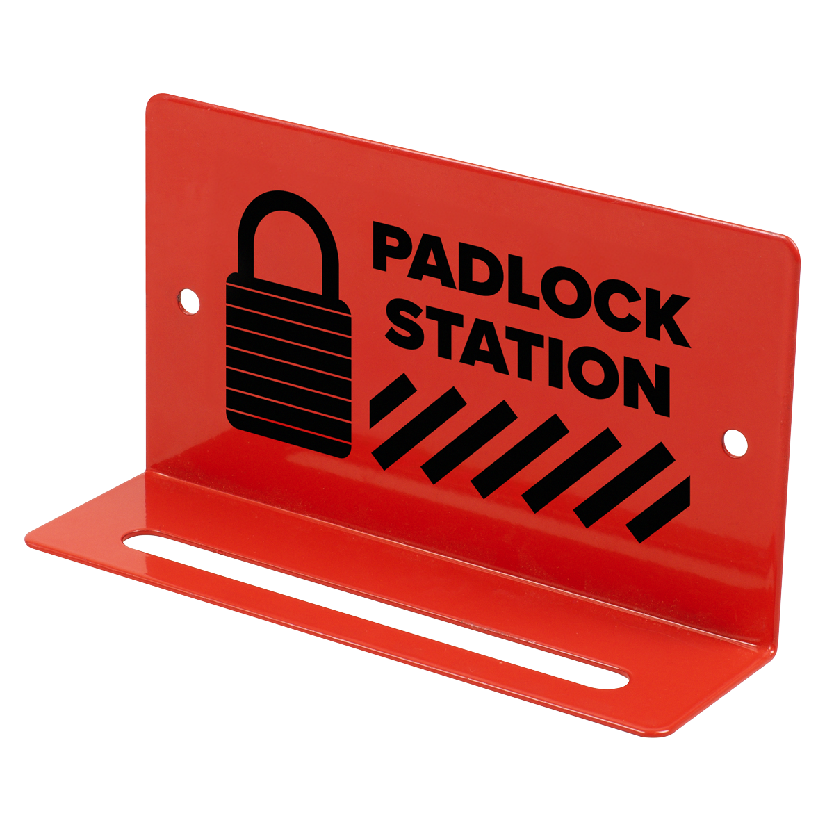 Sealey Padlock Station 140 x 40 x 80mm Up To 6 Safety Lockout Padlocks EV14