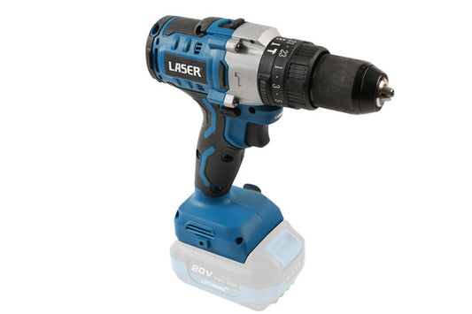 LASER 8011 Cordless Dual Speed Impact Drill 20V - w/o battery & harger