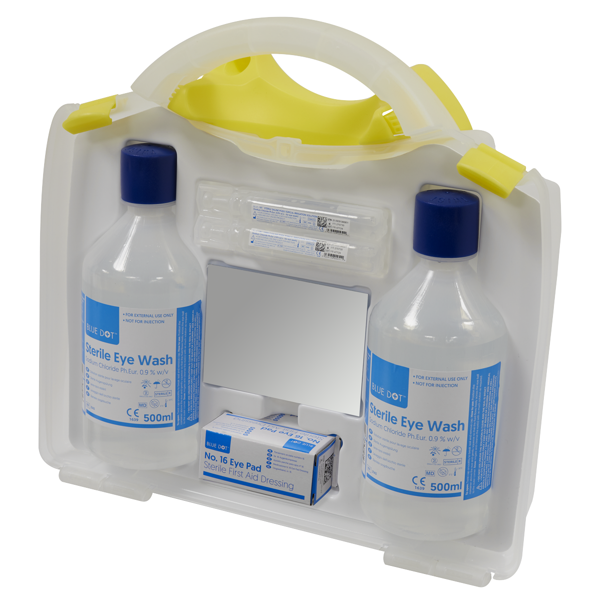 Sealey Eye Wound Wash Station Sterile Emergency Pack For Garages Workshops EWS01