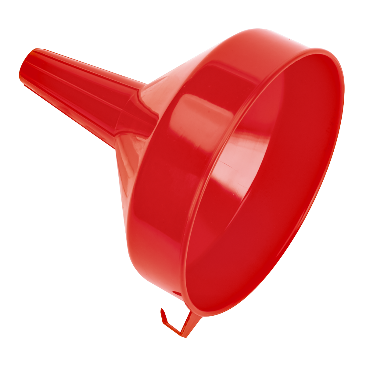 Sealey Ø185mm Large Fixed Spout Funnel With Integral Side Hook - Orange F4
