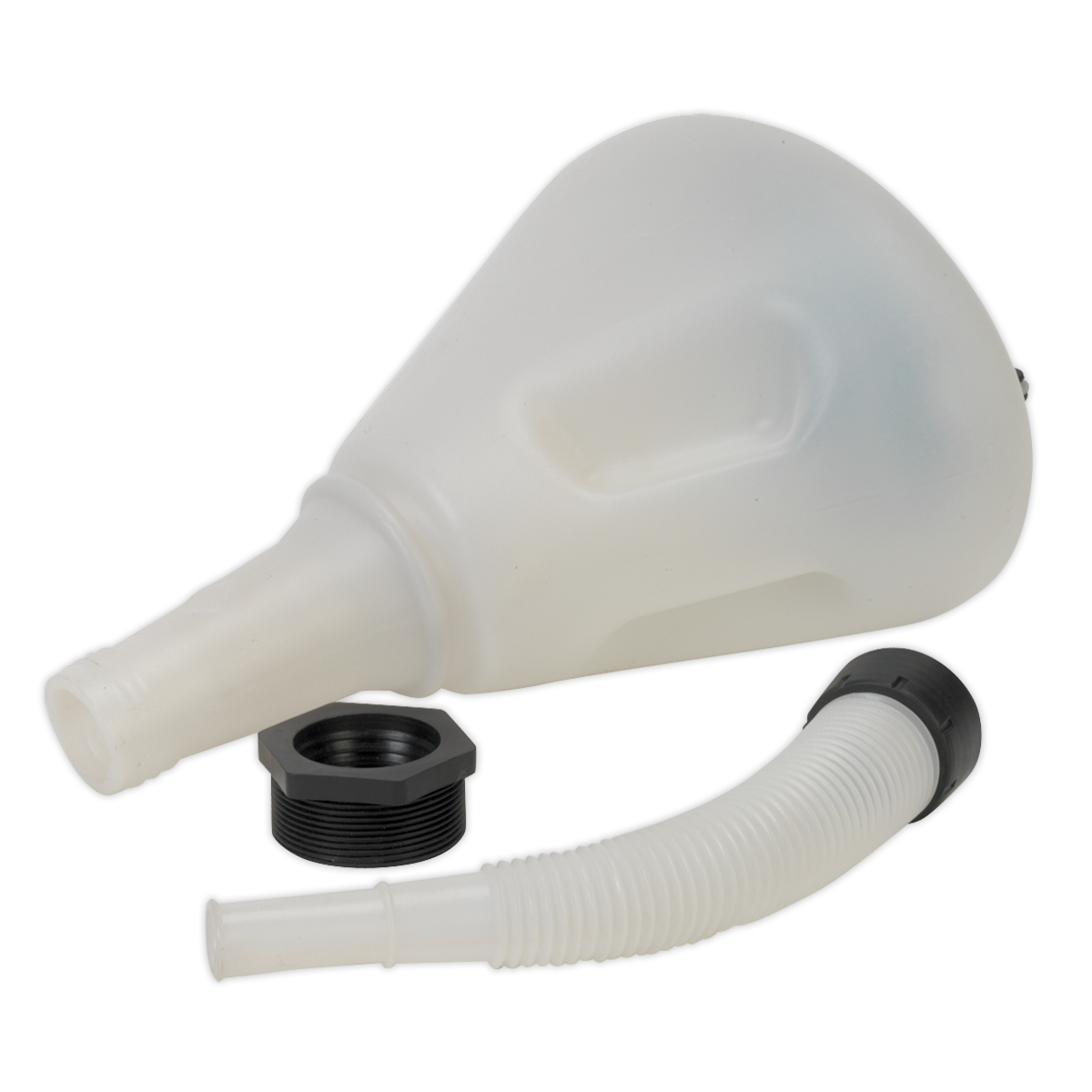 Sealey Heavy Duty Polyethylene Funnel With Closing Lid Ø240mm White F99240
