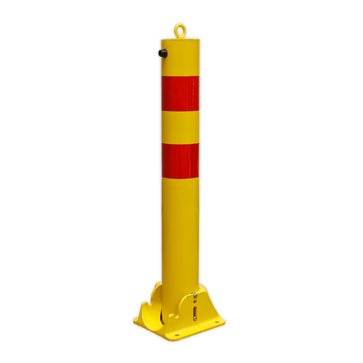 Sealey 900mm Folding Bollard With Lock & 200 x 220mm Base Plate FBOL900