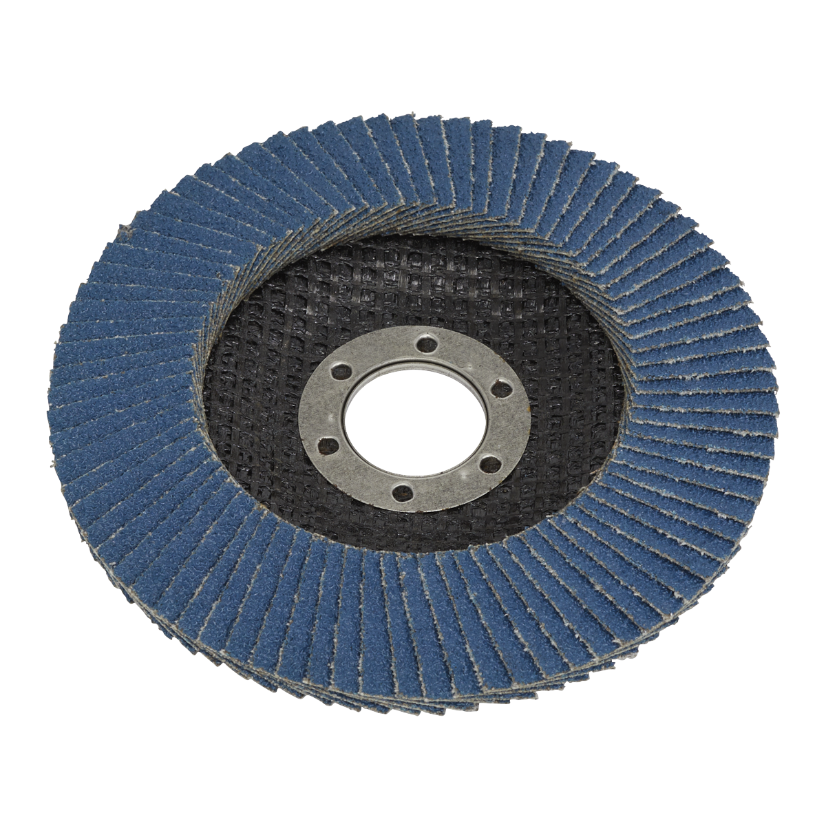 Sealey Flap Disc Zirconium Ø115mm 22mm Bore 40 Grit Abrasive Flaps FD11540