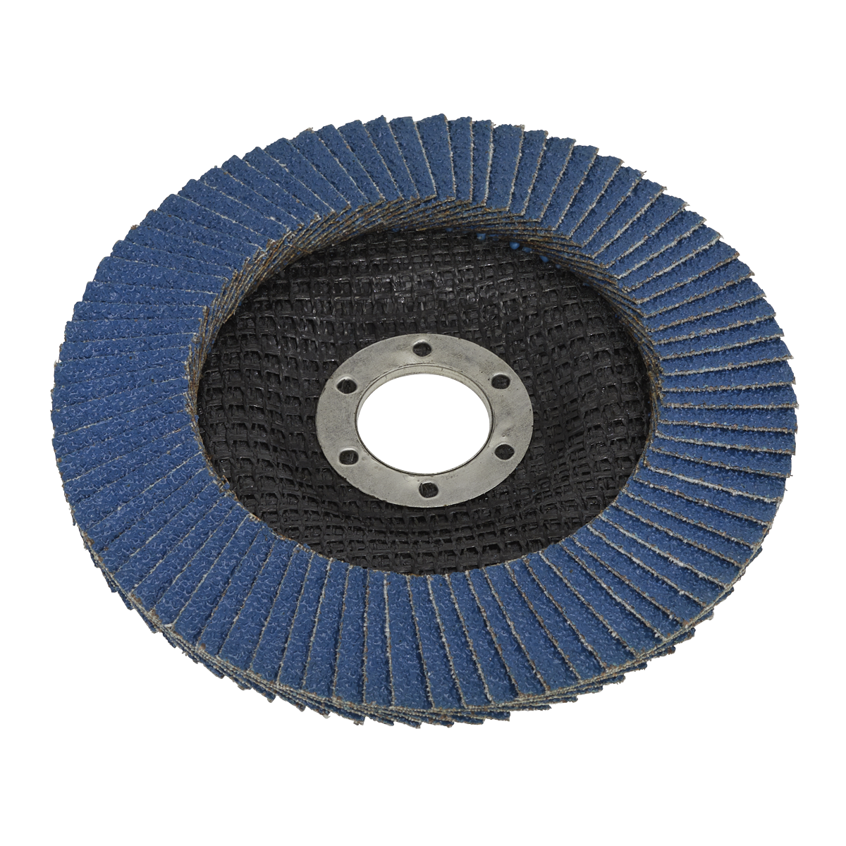 Sealey Flap Disc Zirconium Ø125mm 22mm Bore 40 Grit Abrasive Flaps FD12540