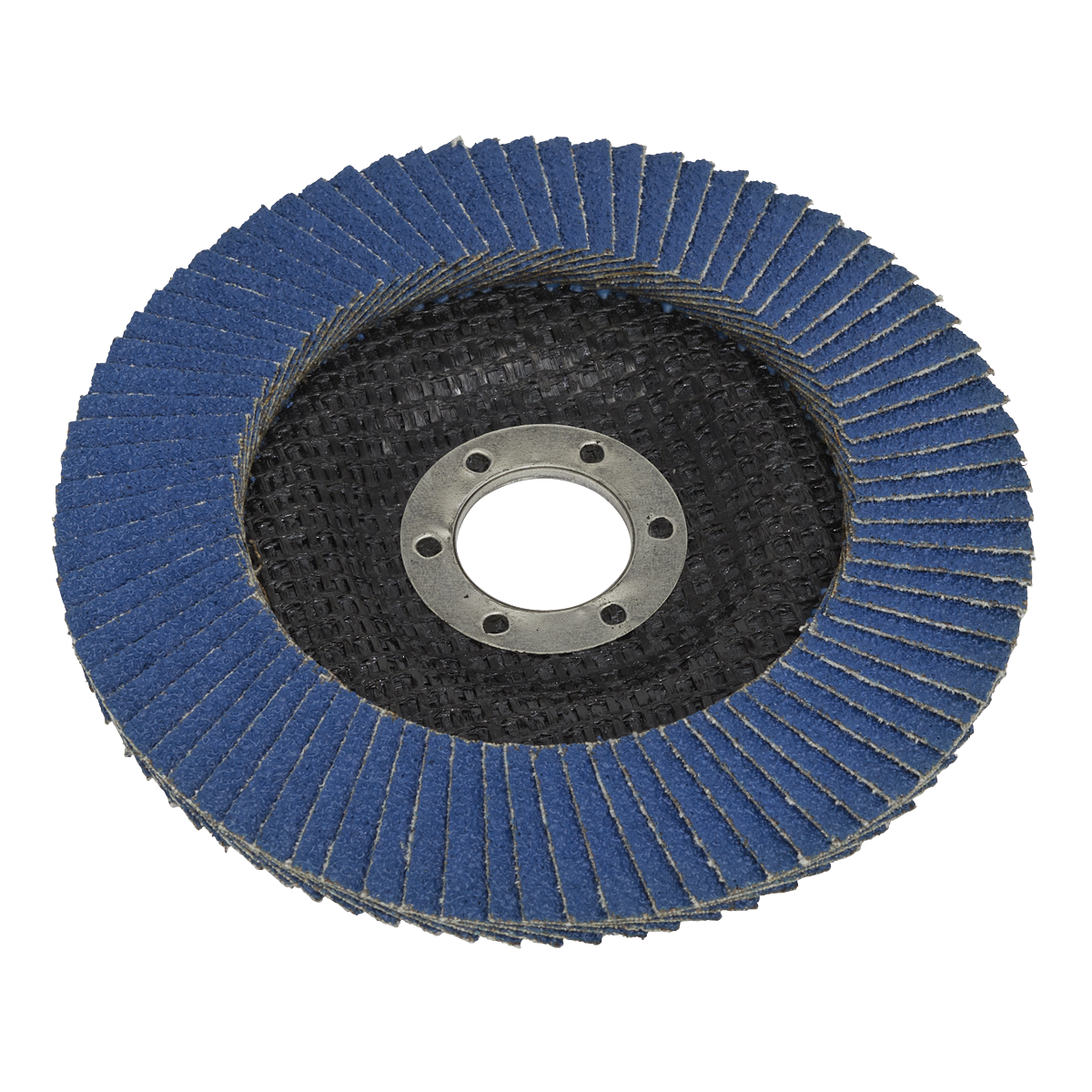 Sealey Flap Disc Zirconium Ø125mm 22mm Bore 60 Grit Abrasive Flaps FD12560
