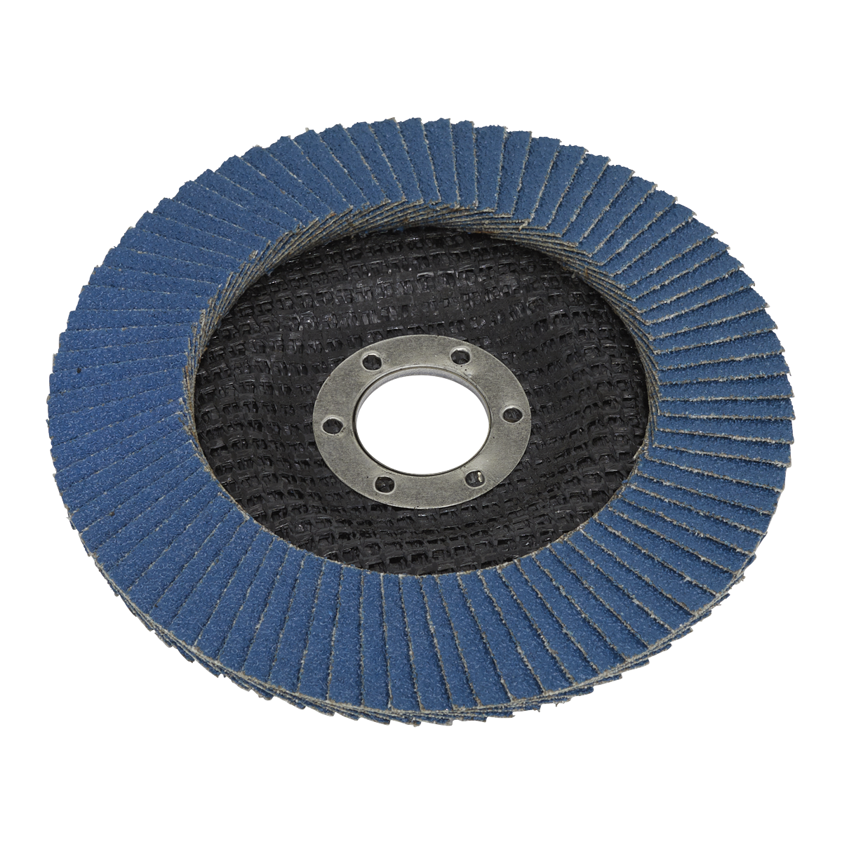 Sealey Flap Disc Zirconium Ø125mm 22mm Bore 80 Grit Abrasive Flaps FD12580