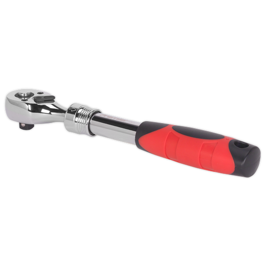 Sealey Ratchet Wrench 3/8" Square Drive Extendable Chrome Vanadium Steel AK6687