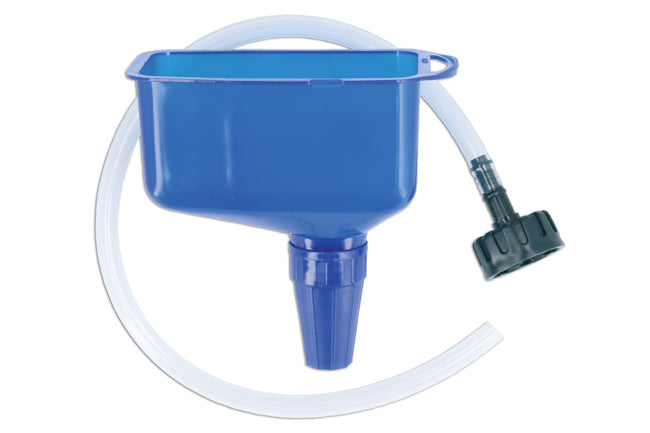 LASER 8028 Oil Funnel With Tube 750ml Capacity Screw-on Spout & Flexible Hose