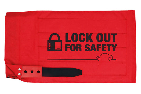 LASER 8030 High Visibility Lockout Bag 440x245mm Wear-Resistant With PVC Inner
