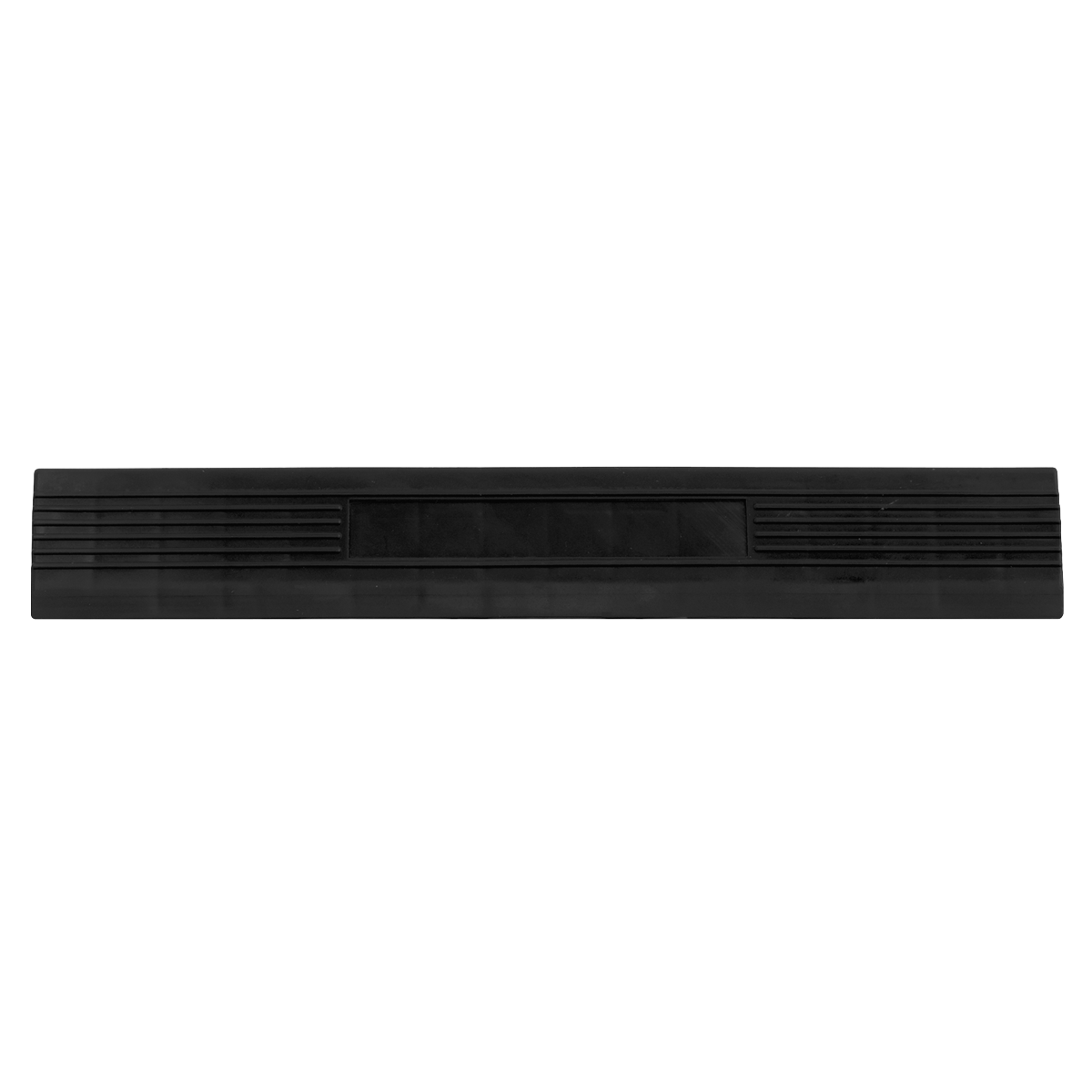 Sealey 400 x 60mm Black Male Polypropylene Floor Tile Edge - Pack of 6 FT3EBM