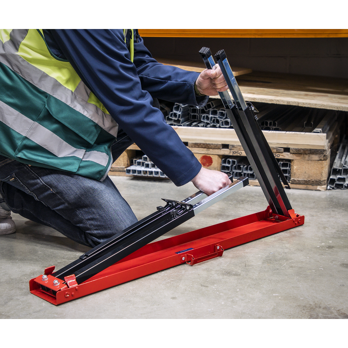 Sealey Fold Down Trestle With Adjustable Legs Height & Anti-Slip Mat FTAL1