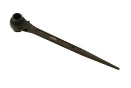 LASER 0184 Ratchet Ring Spanner 27mm x 30mm Bi-Hex 12-Point Chrome Vanadium