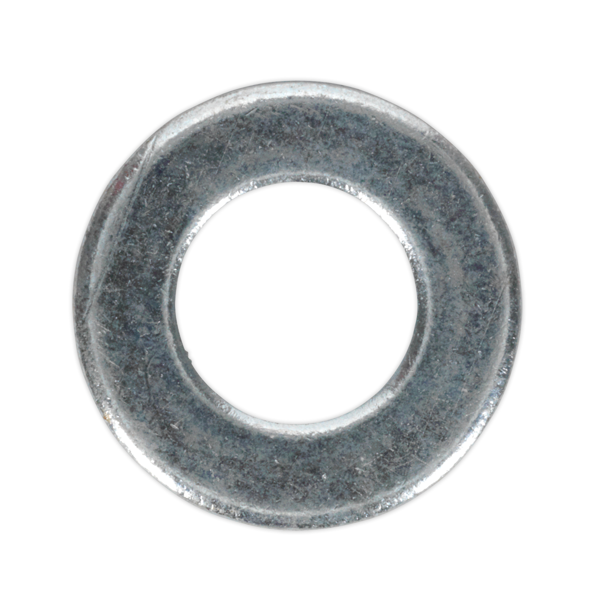 Sealey Flat Washer M10 x 21mm Form A Zinc DIN 125 - Pack of 100 FWA1021