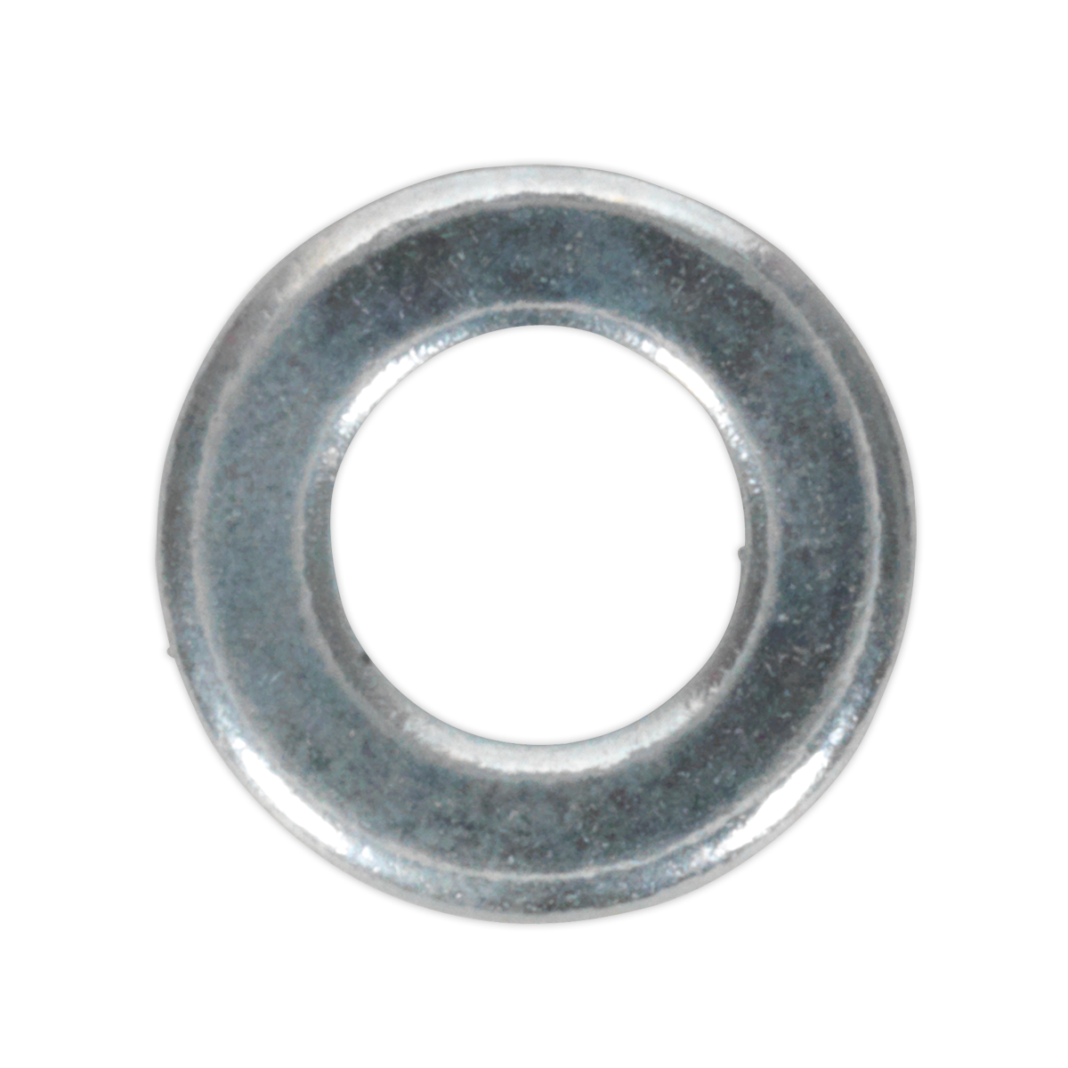 Sealey Flat Washer M5 x 10mm Form A Zinc DIN 125 Pack of 100 Silver FWA510