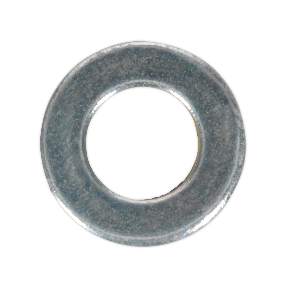 Sealey Flat Washer M6 x 12mm Form A Zinc DIN 125 Pack of 100 Silver FWA612