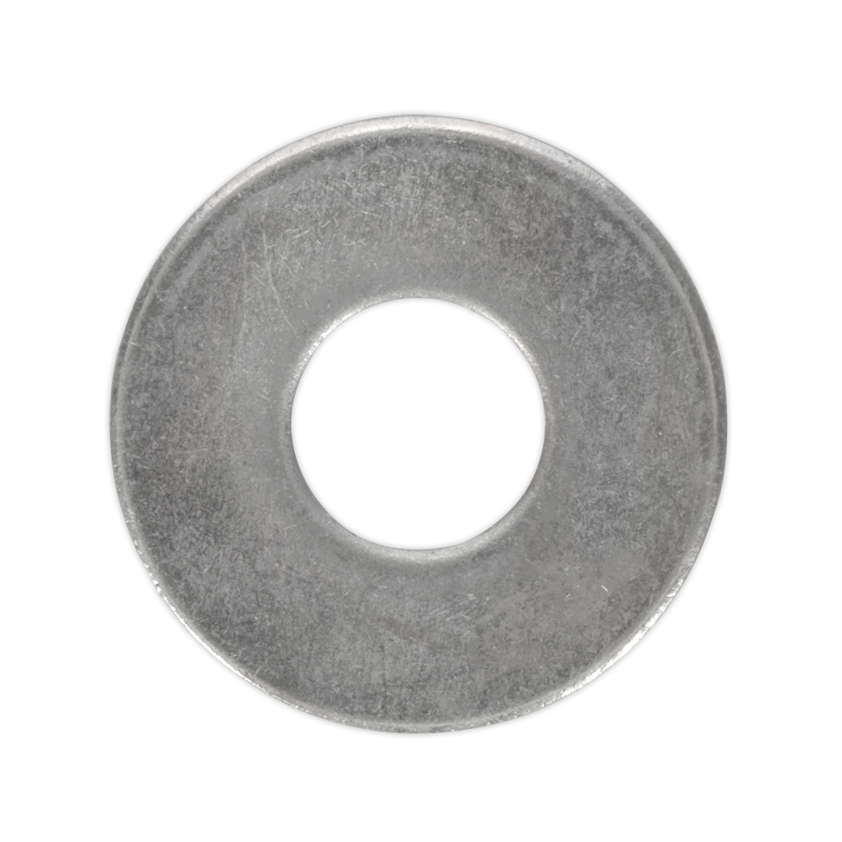 Sealey Flat Washer M8 x 21mm Form C BS 4320 - Pack of 100 Silver FWC821