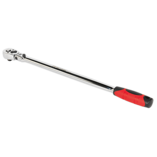 Sealey Ratchet Wrench Flexi-Head Extra-Long 455mm 3/8" Square Drive AK6697