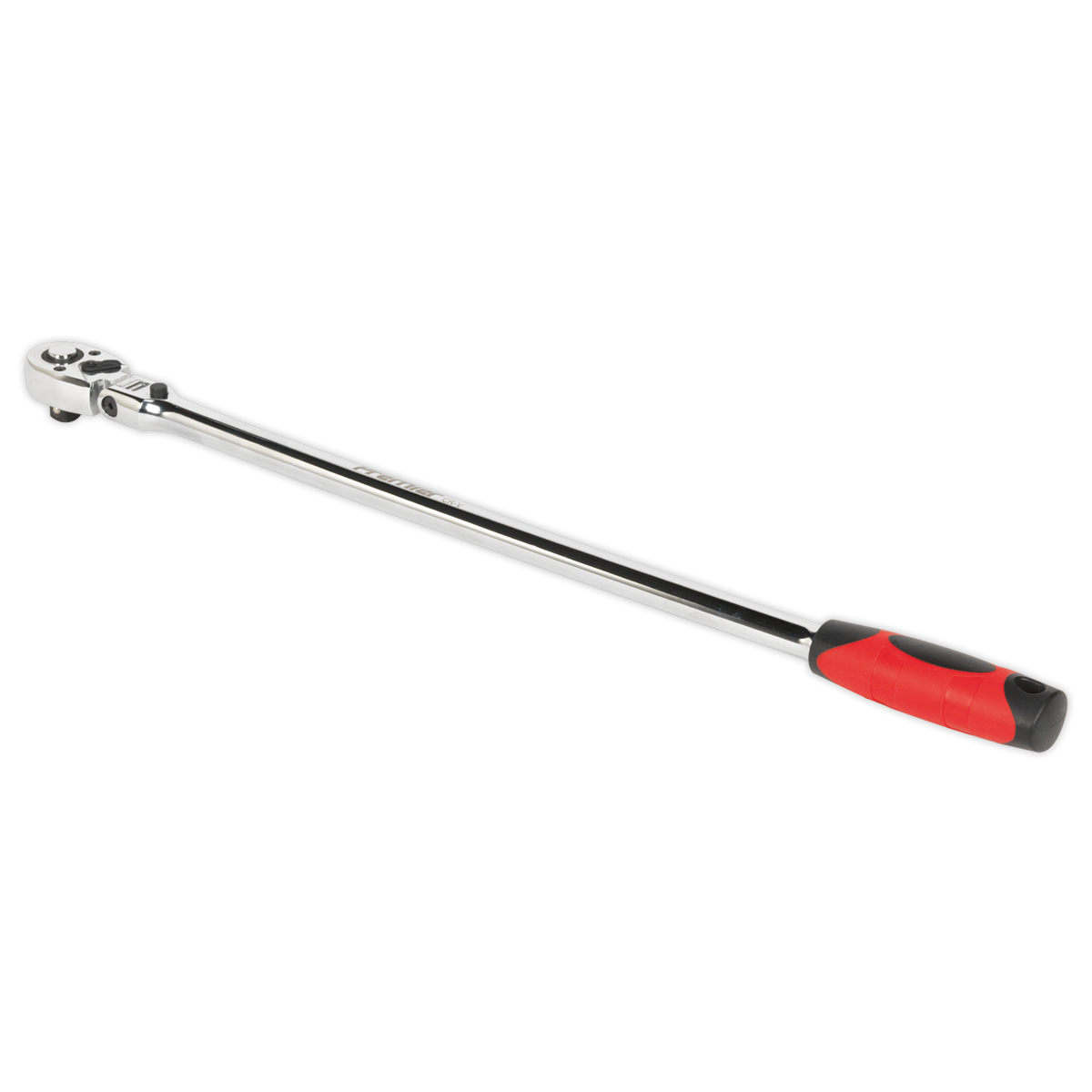 Sealey Ratchet Wrench Flexi-Head Extra Long 600mm 1/2" Square Drive AK6698