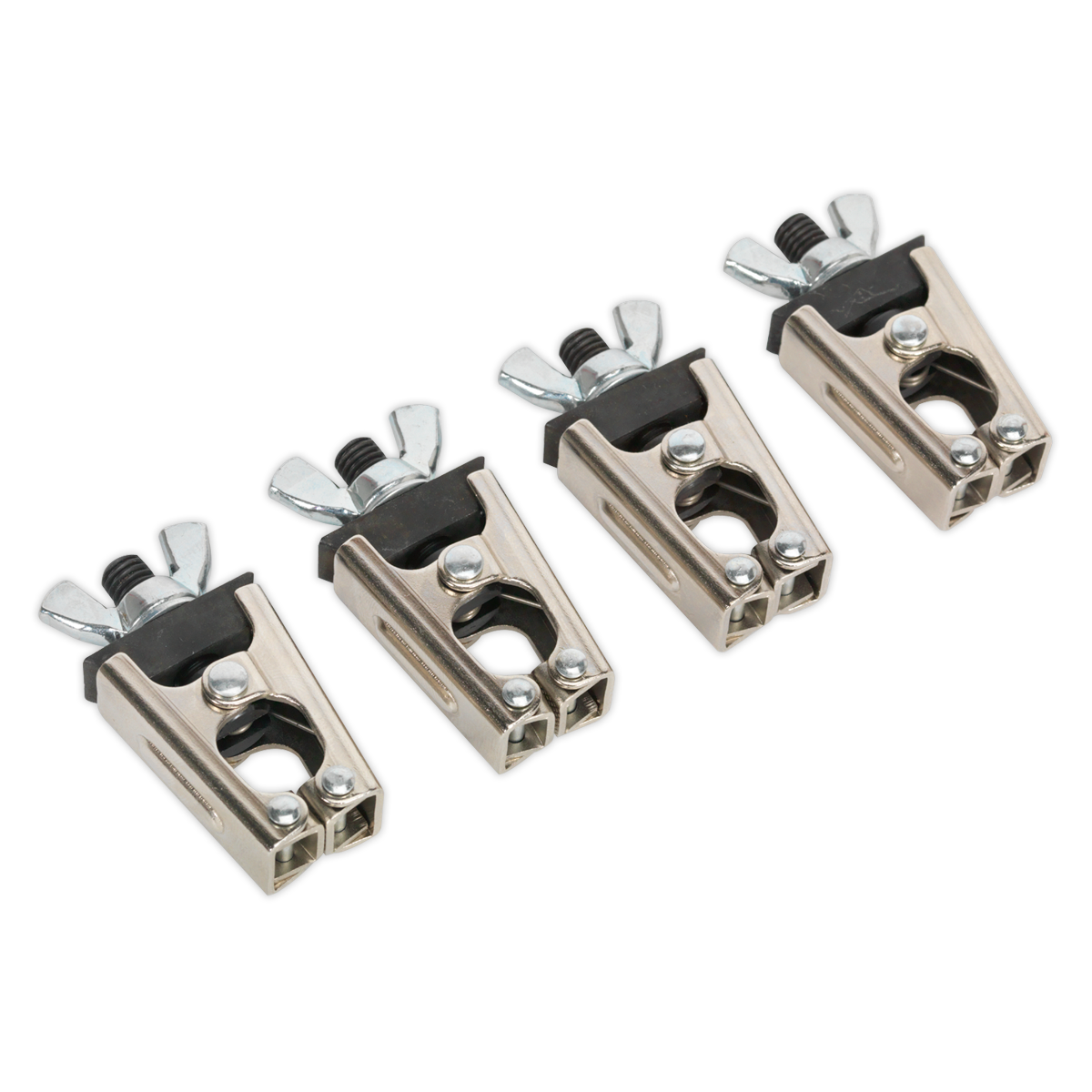 Sealey Micro Welding Clamp Set Small & Compact 4 Pieces 7mm Jaw Capacity AK6804