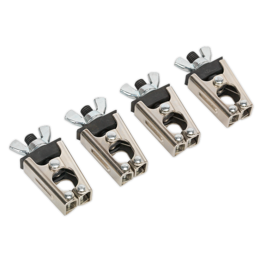 Sealey Micro Welding Clamp Set Small & Compact 4 Pieces 7mm Jaw Capacity AK6804