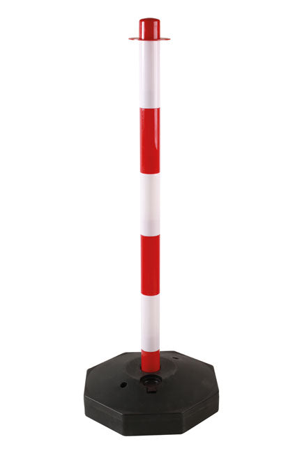 LASER 8055 Safety Barrier 4 Posts & 6.5m Chain For Workshop & EV Safety