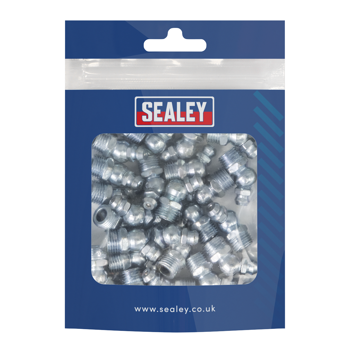Sealey Grease Nipple With Metric Thread 45° 10 x 1mm - Pack of 25 Pieces GNM10