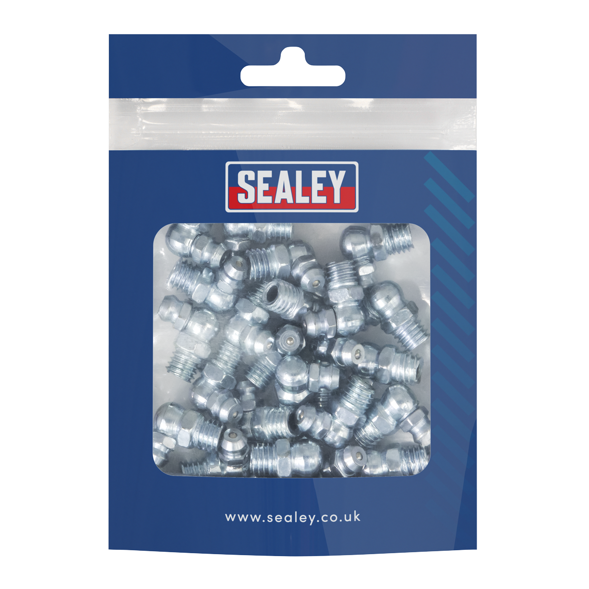 Sealey Grease Nipple With Metric Thread 90° 8 x 1.25mm - Pack of 25 Pieces GNM17