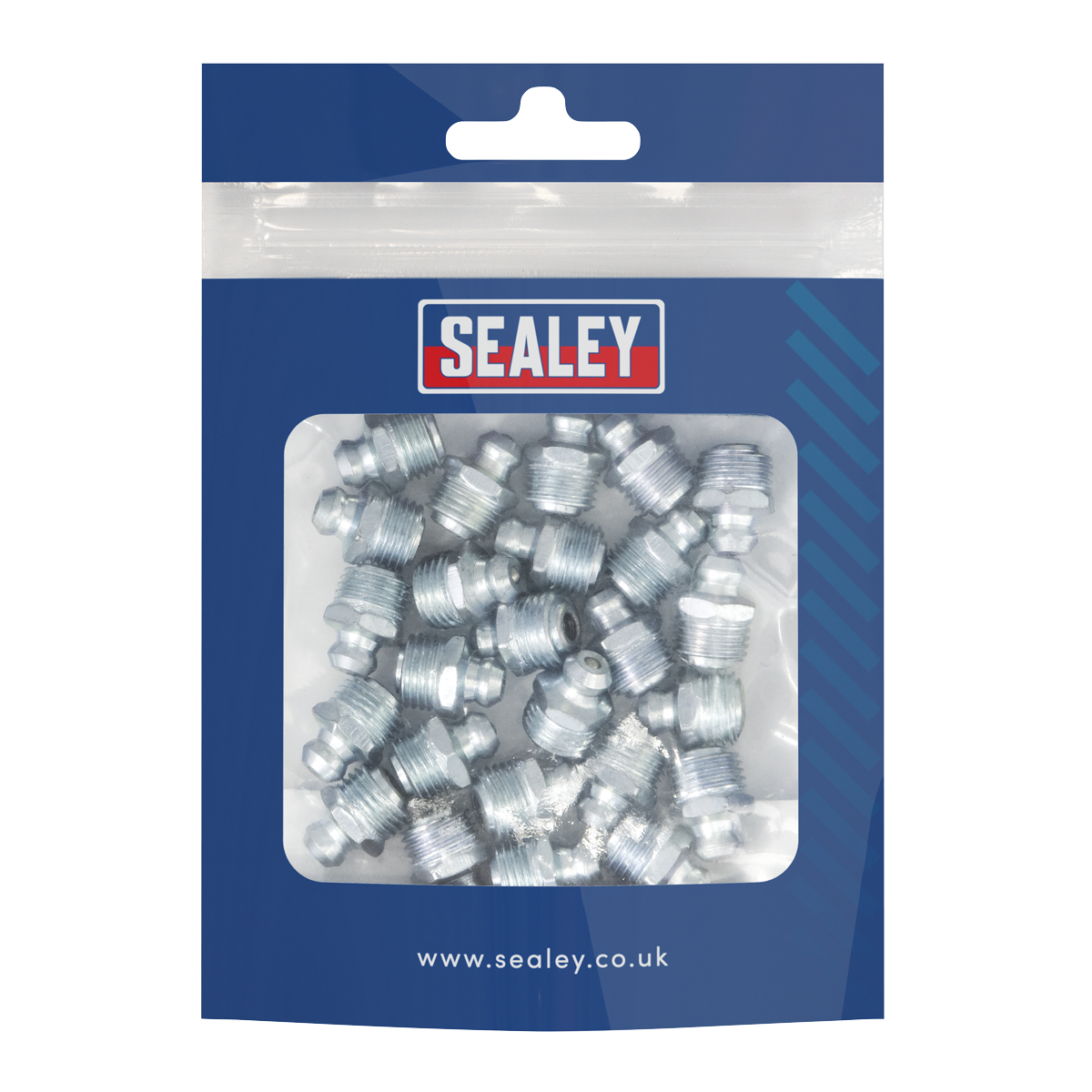 Sealey Grease Nipple With Metric Thread Straight 10 x 1mm - Pack of 25 Pcs GNM18