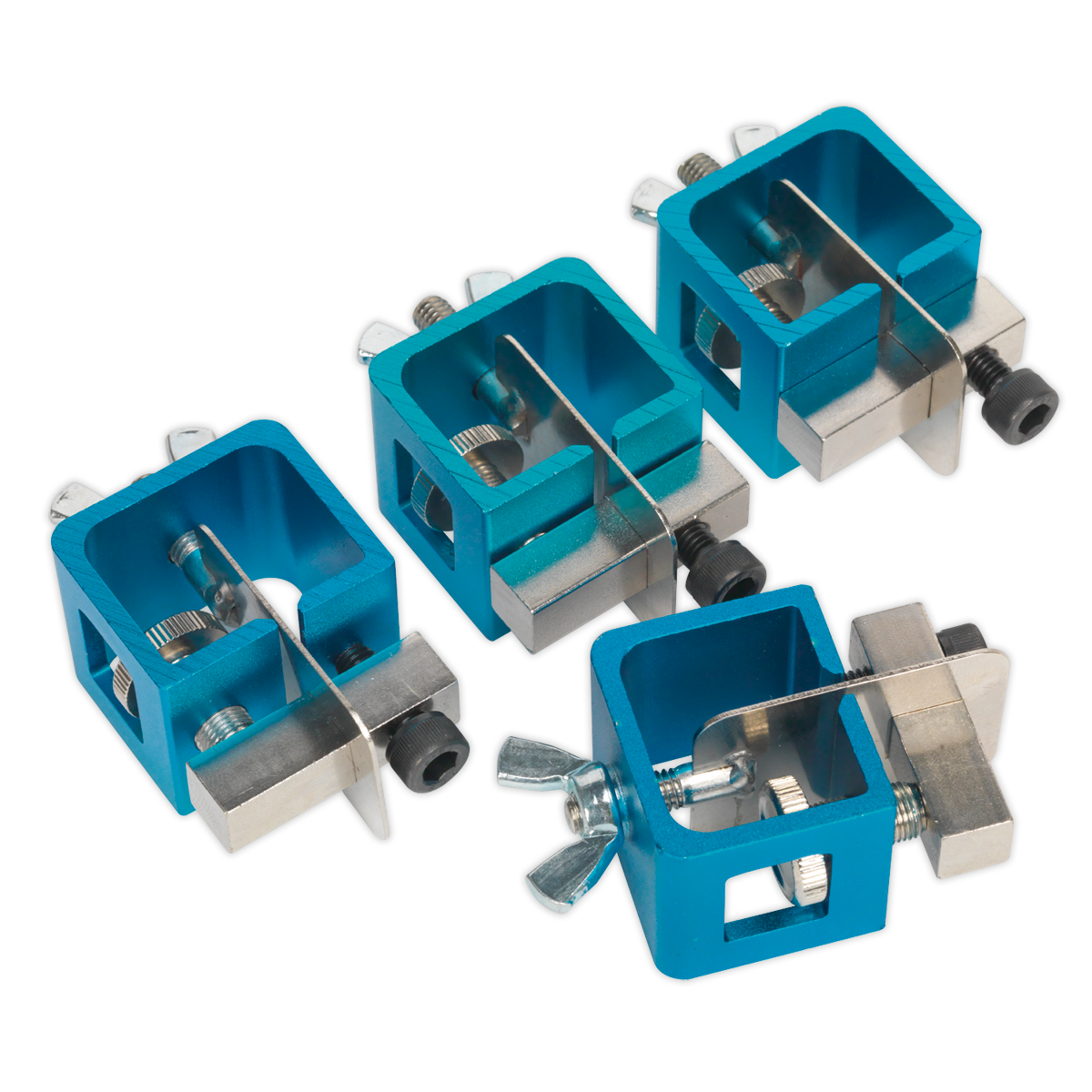 Sealey Butt Welding Clamp Set With Built-in Level Adjustment 4 Pieces AK6805
