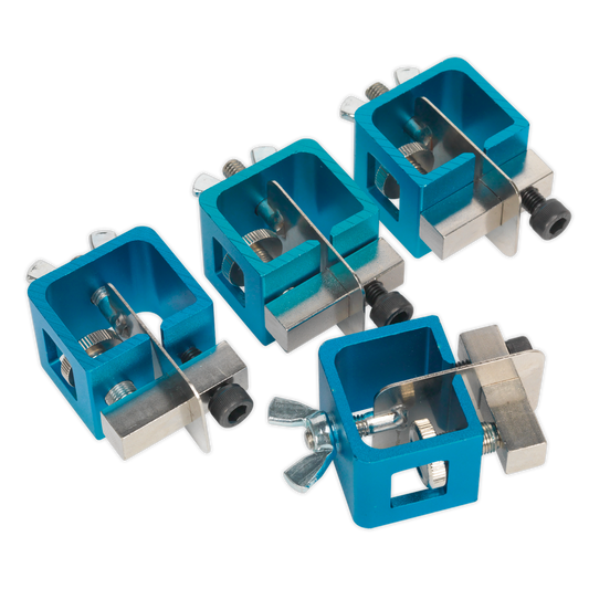 Sealey Butt Welding Clamp Set With Built-in Level Adjustment 4 Pieces AK6805