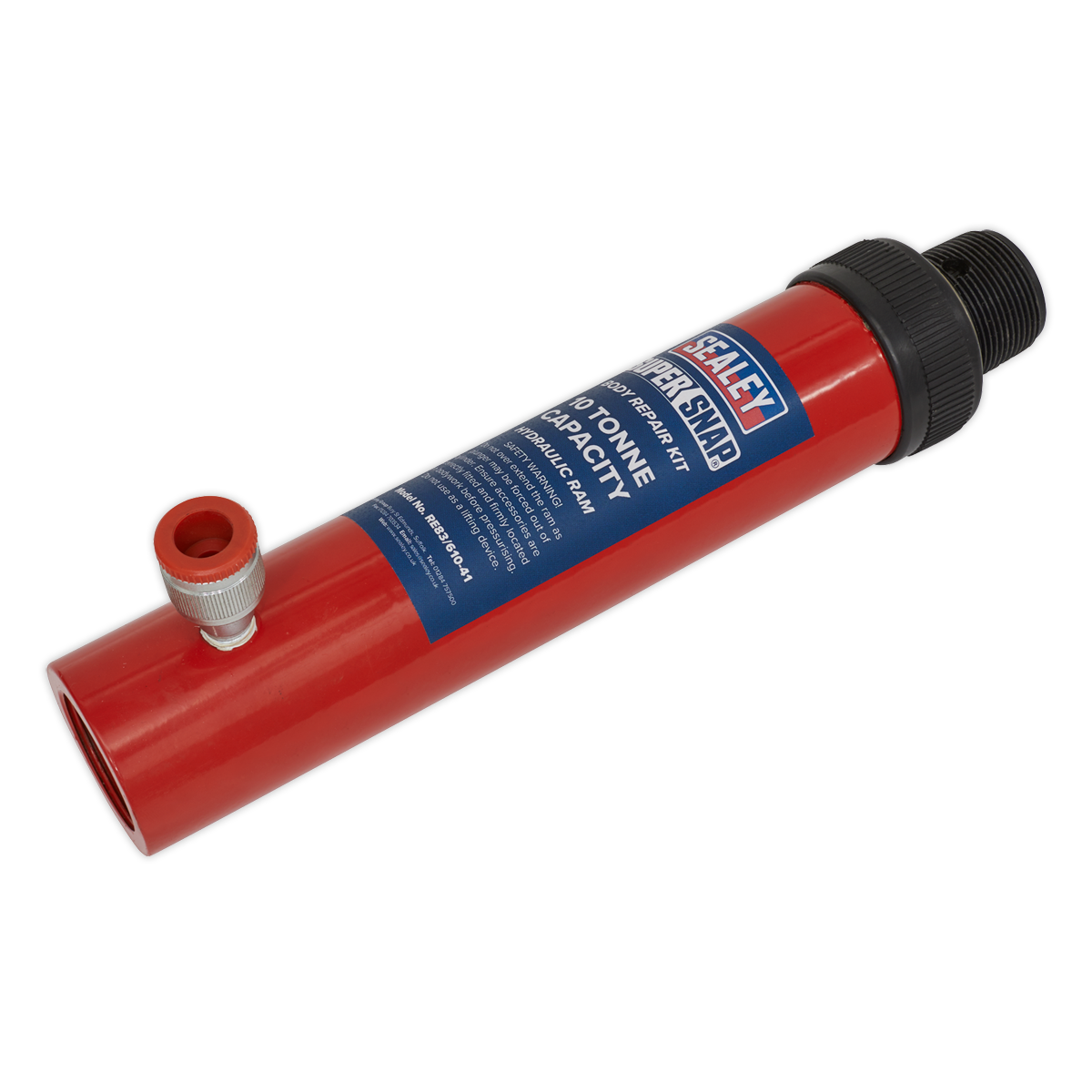 Sealey Push Ram 10 Tonne Quick-Connecting High Flow Coupler With Dust Cap 610/41