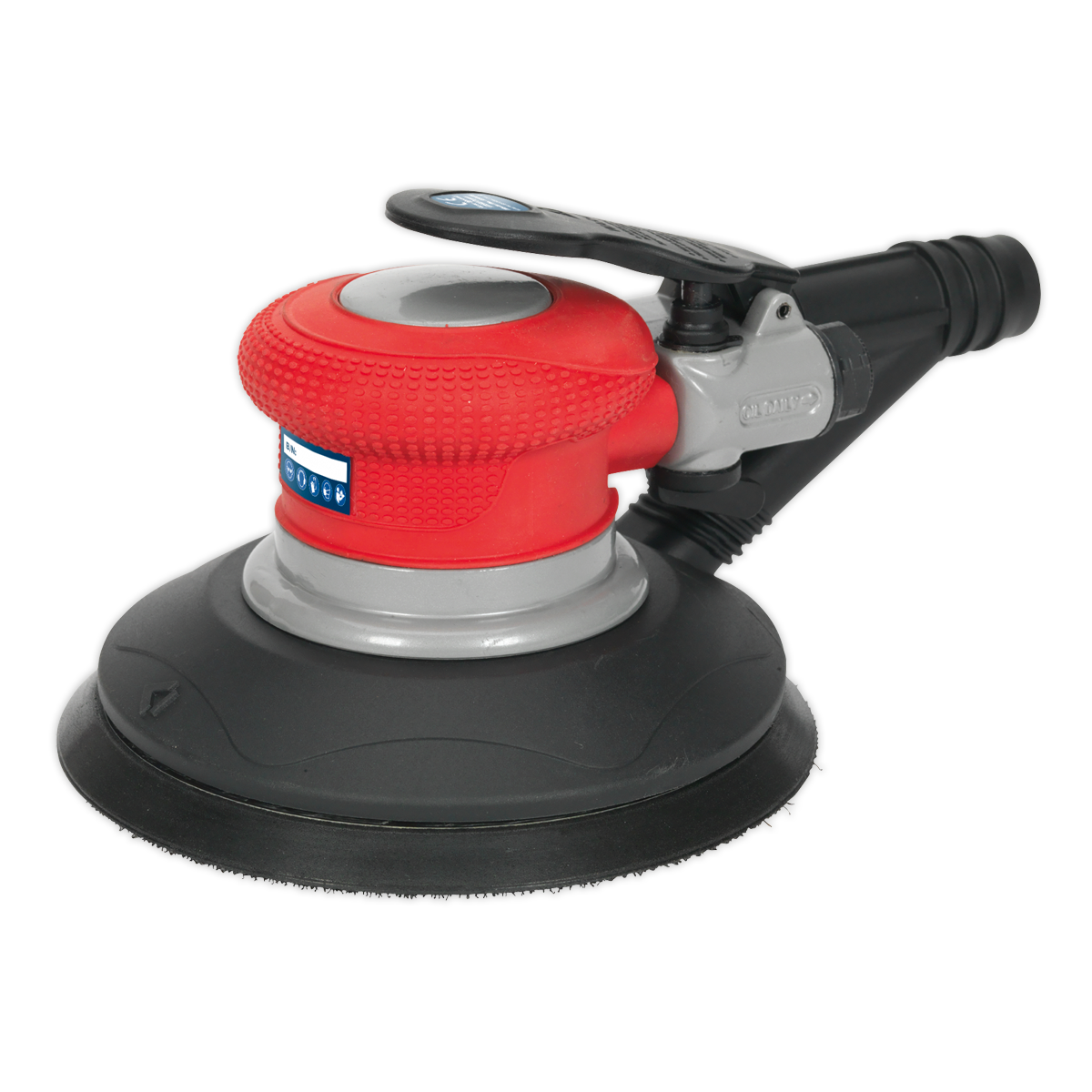 Sealey Air Palm Random Orbital Sander 150mm Variable Speed Control Lever GSA06