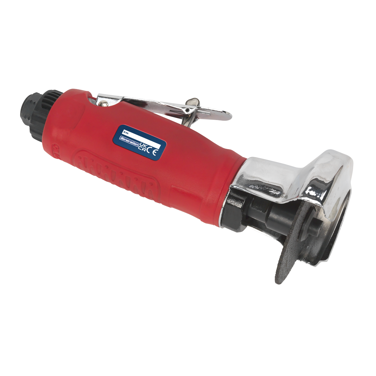 Sealey Ø75mm Air Cut-Off Tool With Contoured Handle & Metal Disc Guard GSA25