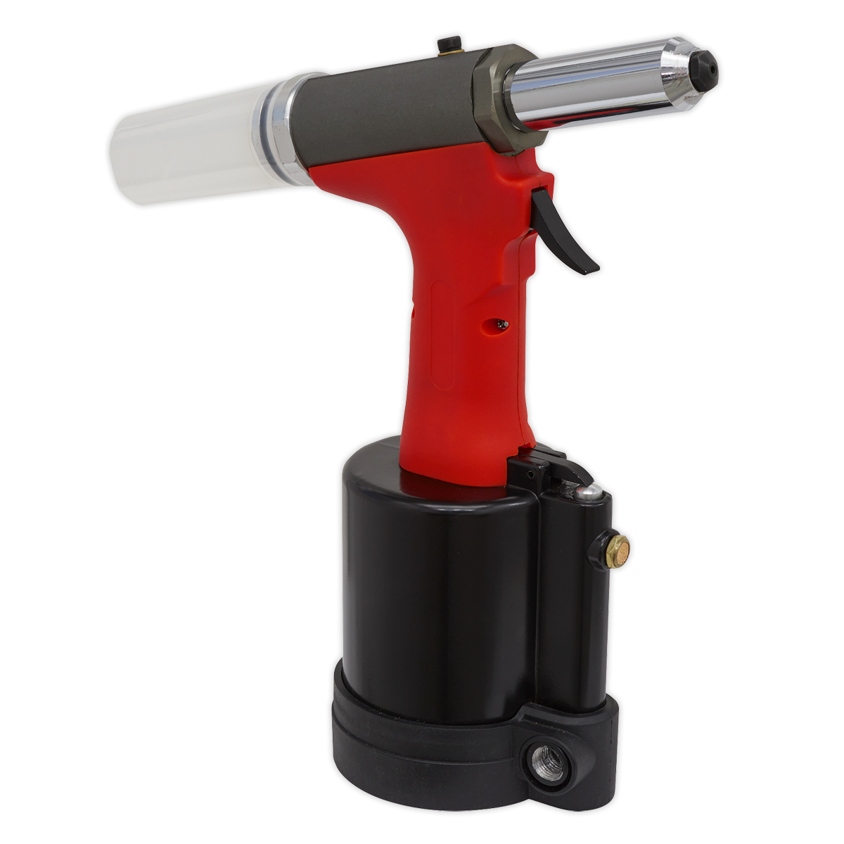 Sealey Heavy Duty Air Hydraulic Riveter With Five Riveting Nozzles GSA314