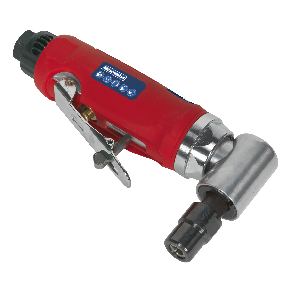 Sealey Air Die Grinder 90° Angle Lightweight Aluminium Alloy Housing GSA674