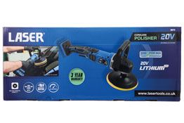 LASER 8073 Cordless Polisher 20V Brushless Motor 5-Speed Without Battery