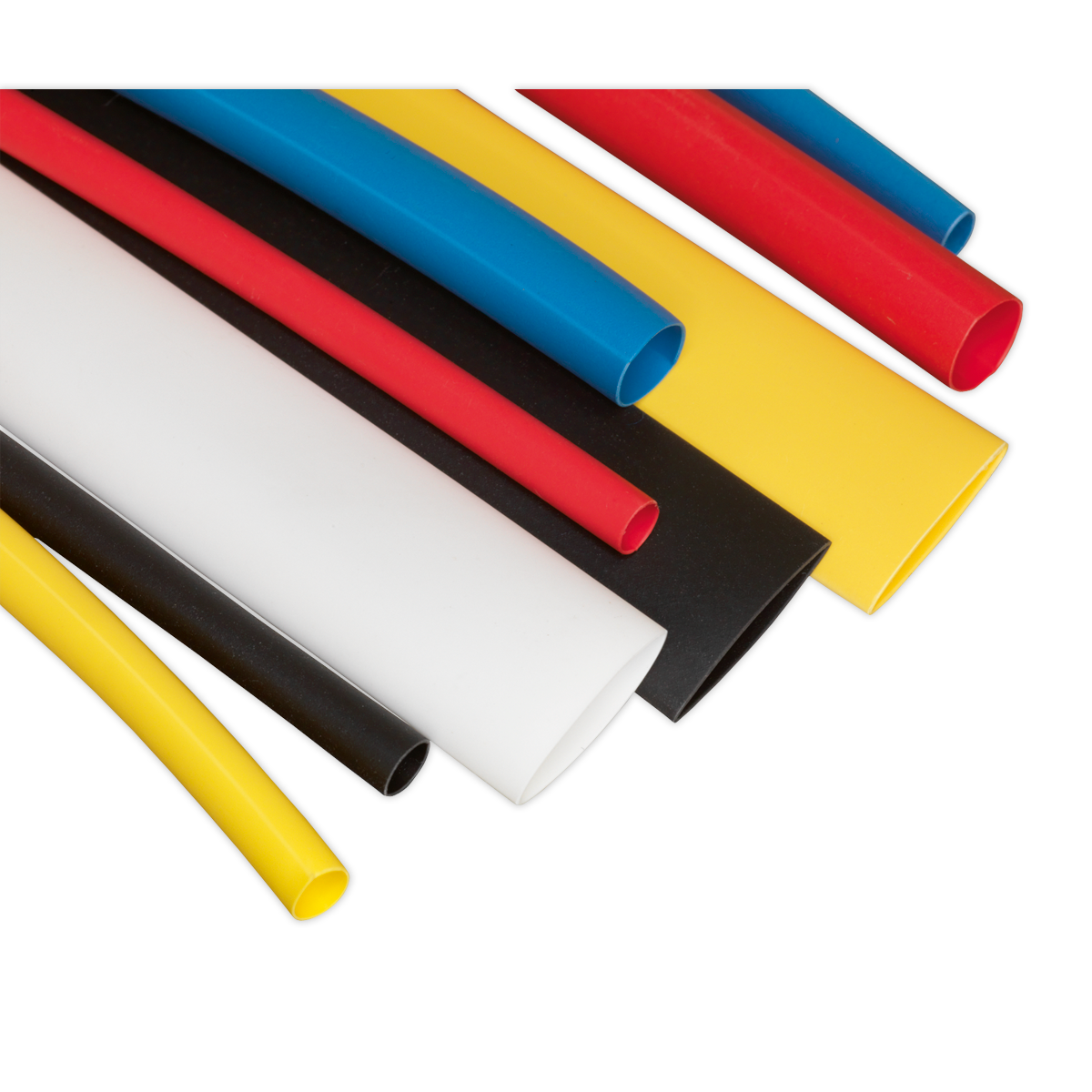 Sealey Heat Shrink Tubing Sleeve Mixed Colours 100mm 95 Pieces RoHS HST100MC