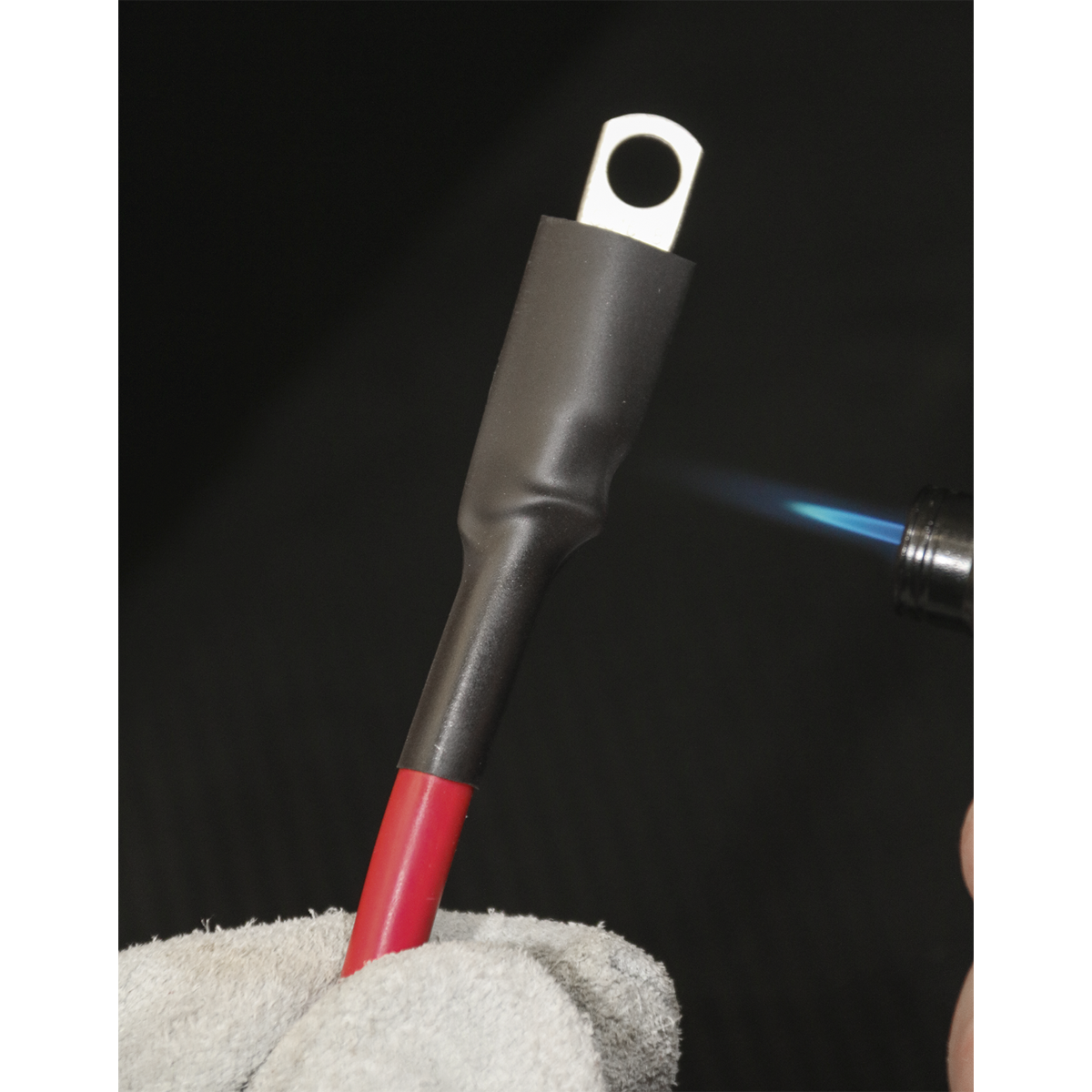 Sealey Heat Shrink Tubing Black 12.7-6.4mm 8 Metre RoHS Compliant HST12708