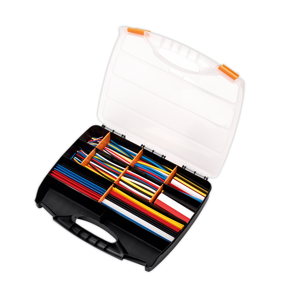 Sealey Heat Shrink Tubing Sleeve Assortment 590pc Mixed Colours RoHS HST590MC