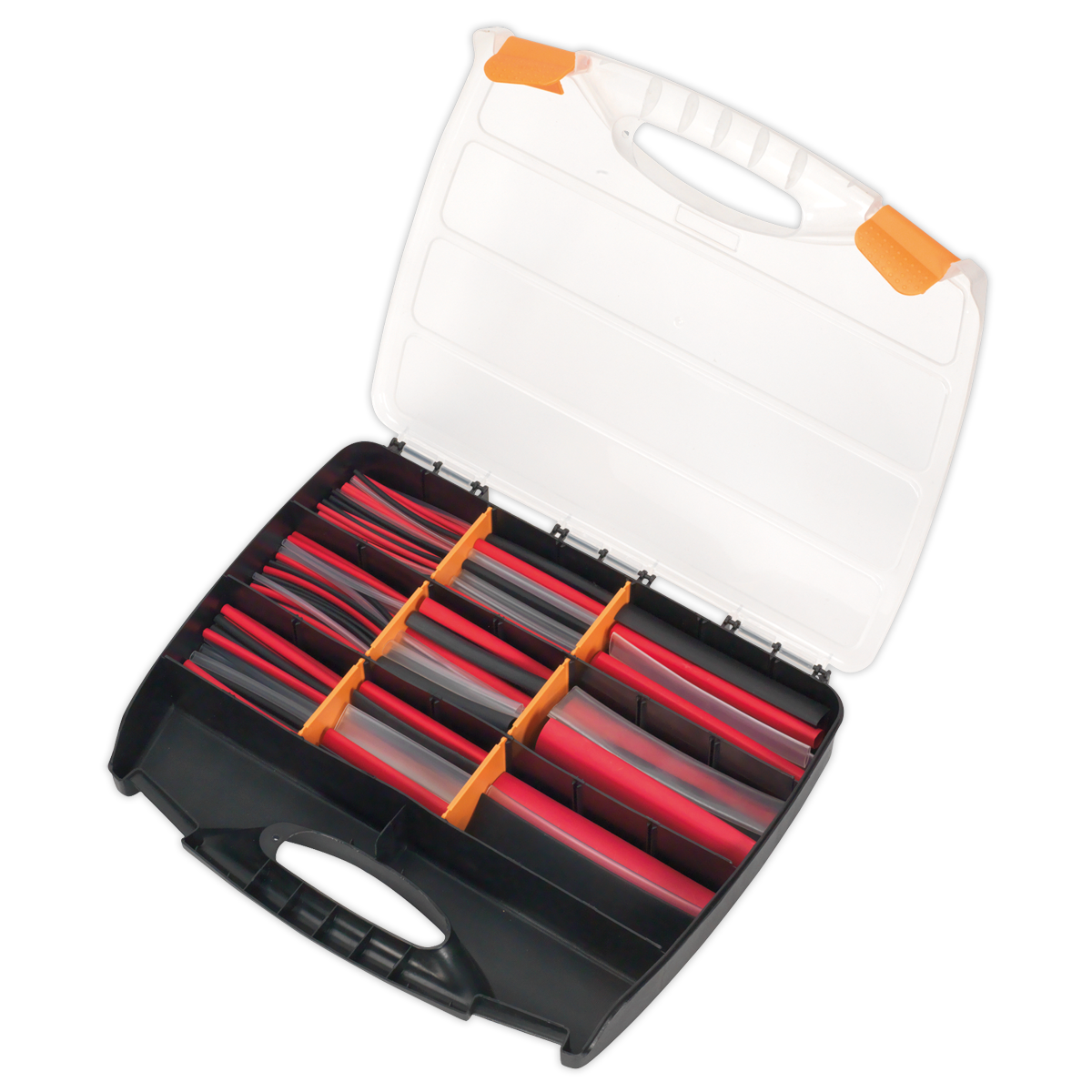 Sealey Heat Shrink Tubing Sleeve 261 Pieces Adhes Lined 100 150mm HSTAL261MC