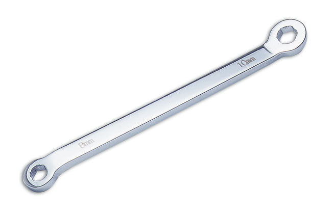 LASER 2600 Brake Spanner 8mm Hex x 10mm Hex For Brake Service & Maintenance