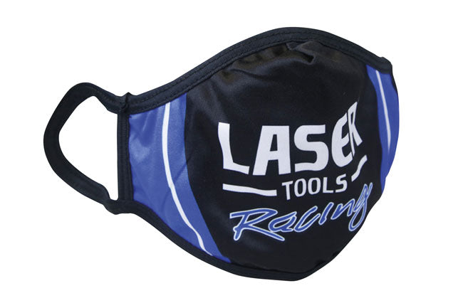 LASER 8084 Racing Face Mask 2-Ply Breathable Anti-Bacterial Polyester Washable