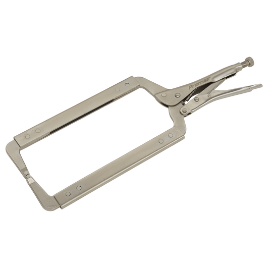 Sealey Locking C-Clamp 455mm 0-160mm Capacity Corrosion Resistant AK6841