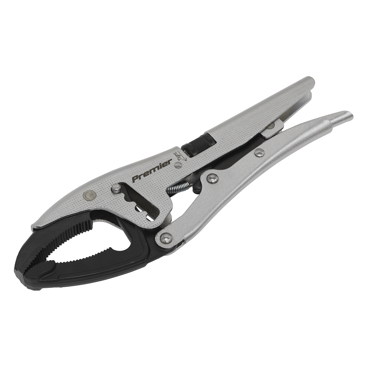 Sealey 250mm Wide Opening Locking Pliers Jaw Capacity 90mm Silver AK6870