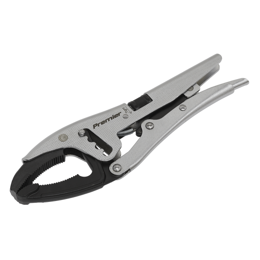 Sealey 250mm Wide Opening Locking Pliers Jaw Capacity 90mm Silver AK6870