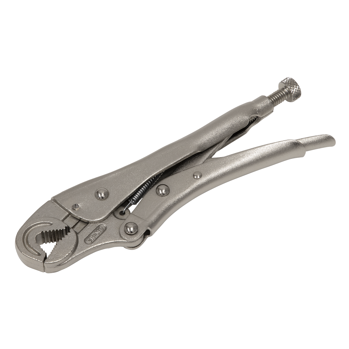 Sealey Locking Pliers Round Jaws 195mm 0-35mm Capacity Professional AK6871
