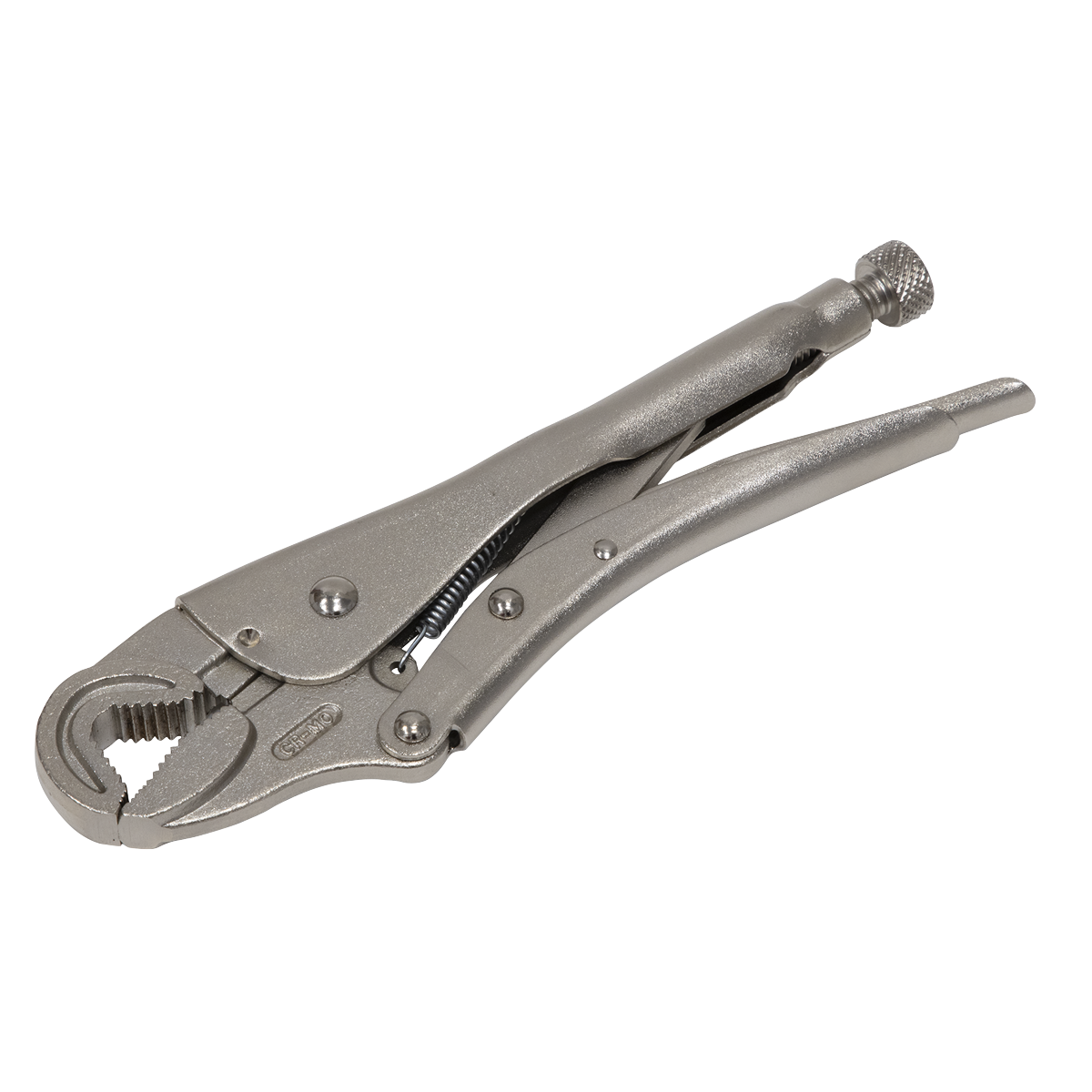 Sealey Locking Pliers Round Jaws 235mm 0-50mm Capacity Professional AK6872