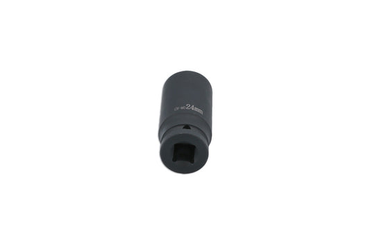 LASER 8105 Deep Impact Bi Hex Socket 24mm 1/2" Inch Drive Chrome Molybdenum